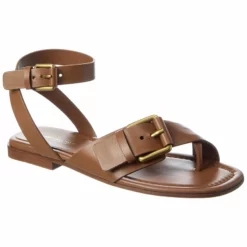 Michael Kors Collection Langley Leather Sandal - women