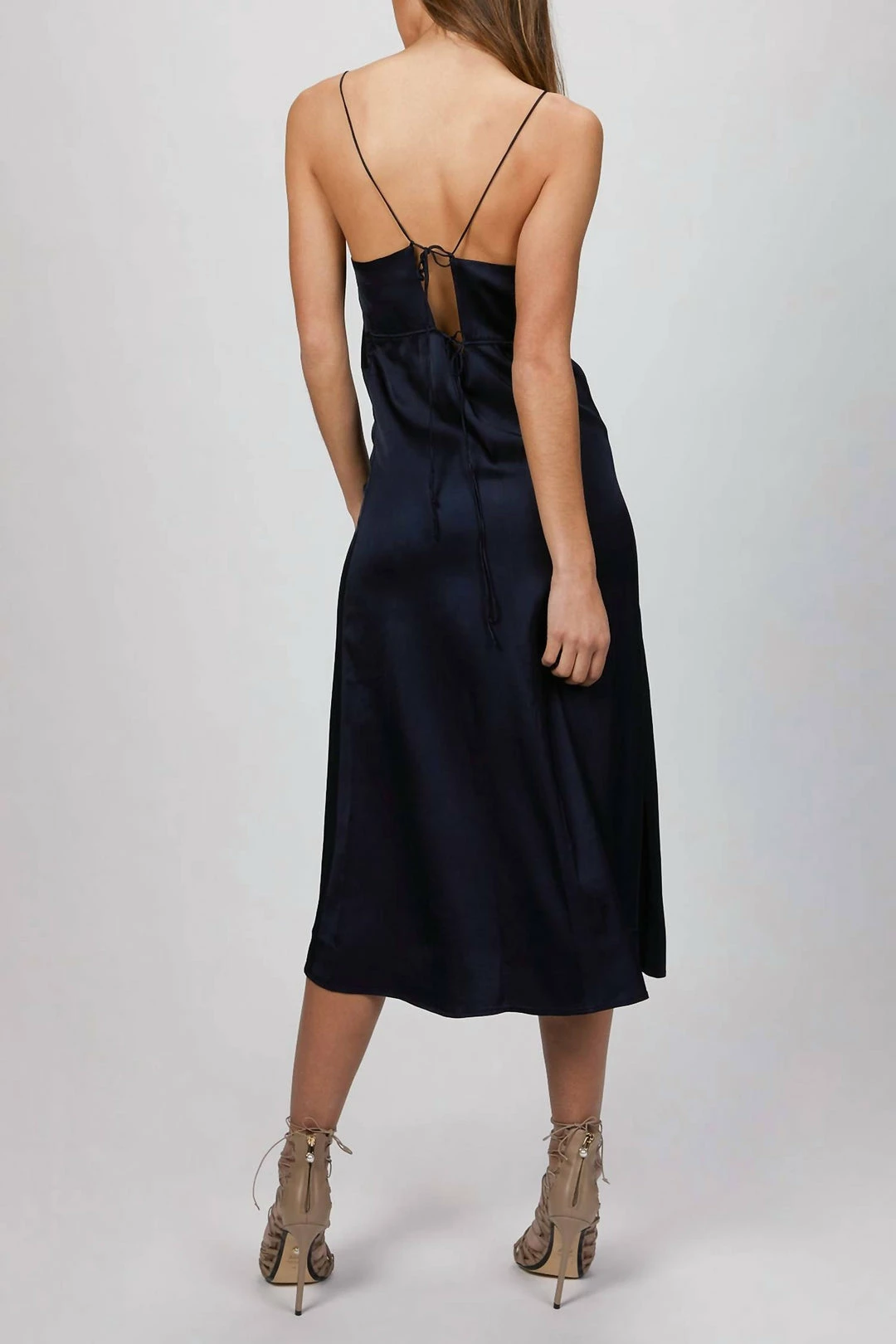 Humanoid Suad Satin Dress in Night - women 5 Humanoid Suad Satin Dress in Night - women - Image 3