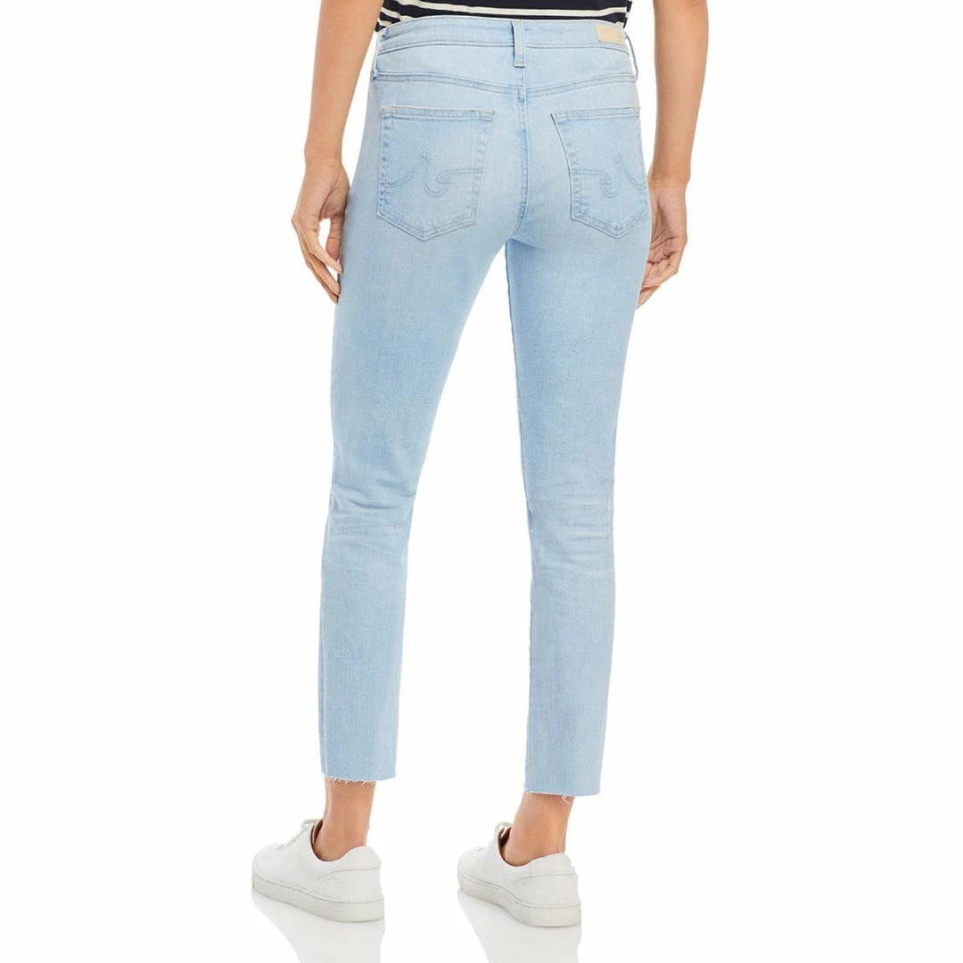 Adriano Goldschmied Womens Mid-Rise Button-Zip Fly Cropped Jeans 4 Adriano Goldschmied Womens Mid-Rise Button-Zip Fly Cropped Jeans - Image 2