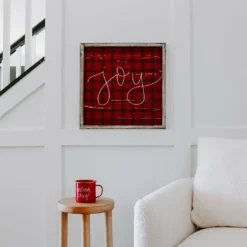 Sweet Water Decor Joy Plaid Wood Sign 18x18" -Premium Sales 1671f50cfb4a466cbc37b2b47afb498d 3d432b46 84cf 45a5 b19c 75d06c1fa111 1080x