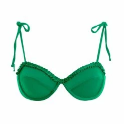 Agua Bendita Madelyn Bikini Top in Emerald Green - women -Premium Sales 182ce74691e04618bdd33a1e5f5a29e6 1080x