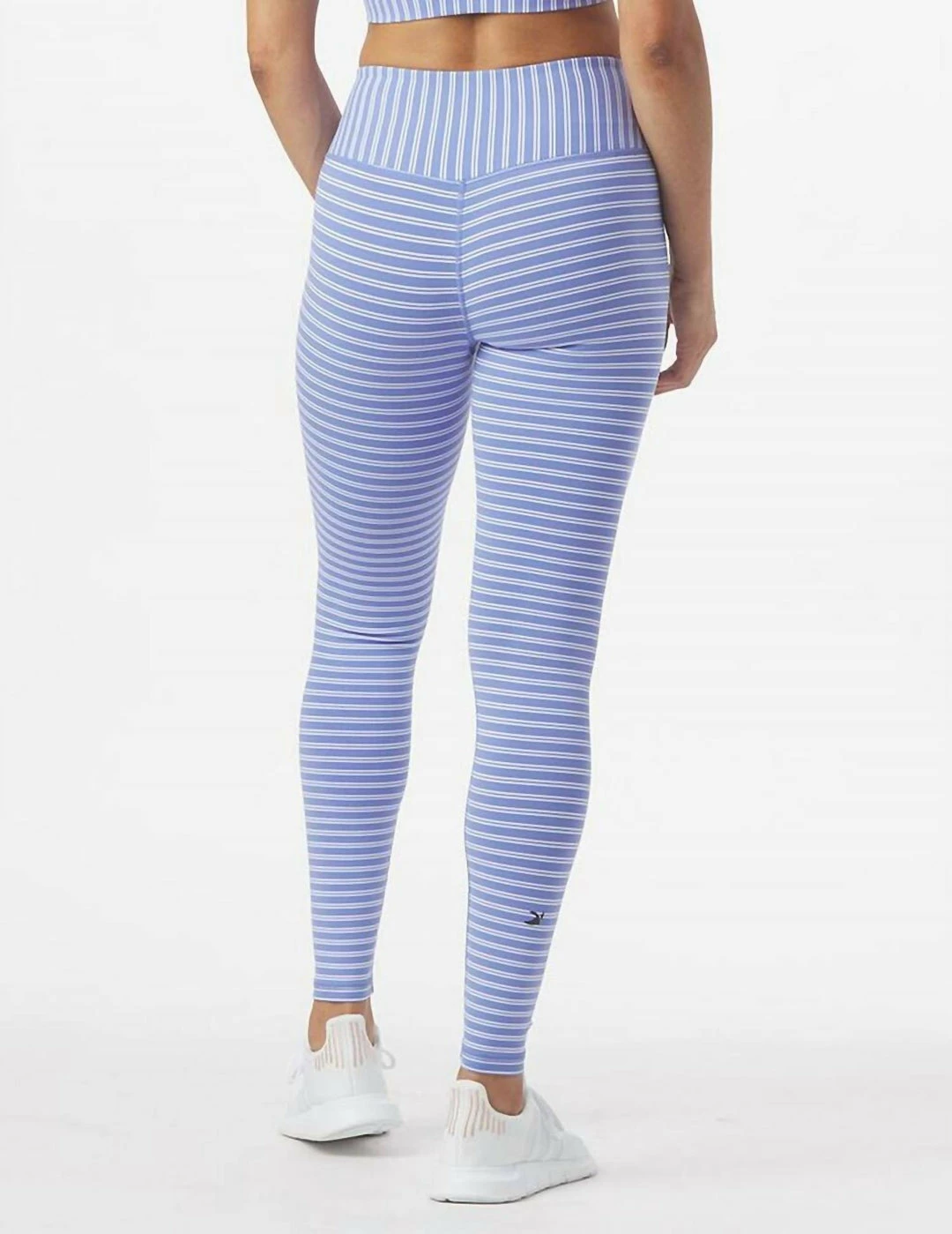 Glyder Sultry Legging in Periwinkle Stripe - women 5 Glyder Sultry Legging in Periwinkle Stripe - women - Image 3
