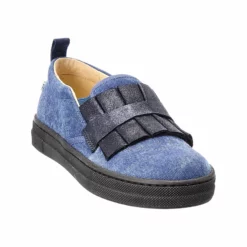 Naturino Caserta Suede-Trim Canvas Sneaker - kids