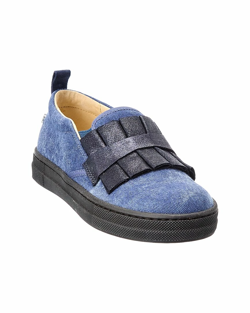 Naturino Caserta Suede-Trim Canvas Sneaker - kids 3 Naturino Caserta Suede-Trim Canvas Sneaker - kids