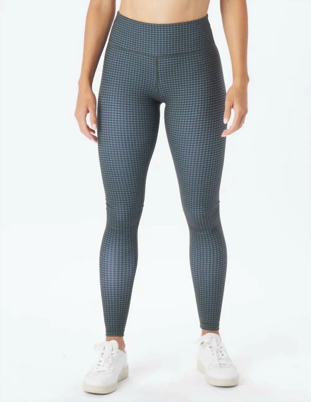 Glyder Sultry Legging in Black Chive Gingham Plaid - women 3 Glyder Sultry Legging in Black Chive Gingham Plaid - women