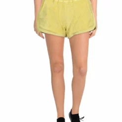 Pam & Gela Womens Terry Cloth Shirred Shorts