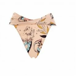 Agua Bendita Lily High Waist Bottom in Beige - women