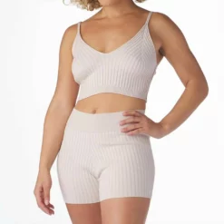 Glyder Elite Tank in Oatmilk - women