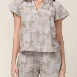 Greylin Lenny Weekend Shorts in Taupe - women