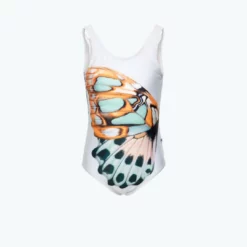 Molo Girls Nika One Piece Swimsuit in Butterfly - kids