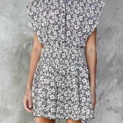 Christy Lynn Ava Skirt in Black Posey Print - women