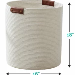 Ornavo Home Large Cotton Rope Laundry Hamper Woven Basket with Leather Handles -Premium Sales 3d9a3f42255b4b1dbc851d9eba7af69a 001278f0 1fba 4cc4 b68c f2c51feeefba 1080x