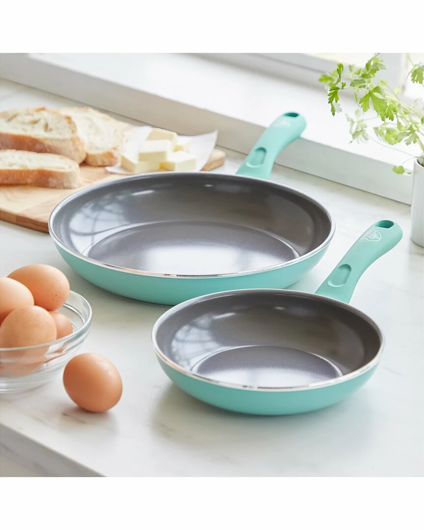 GreenLife Ceramic Non-Stick 2pk Frypan 4 GreenLife Ceramic Non-Stick 2pk Frypan - Image 2