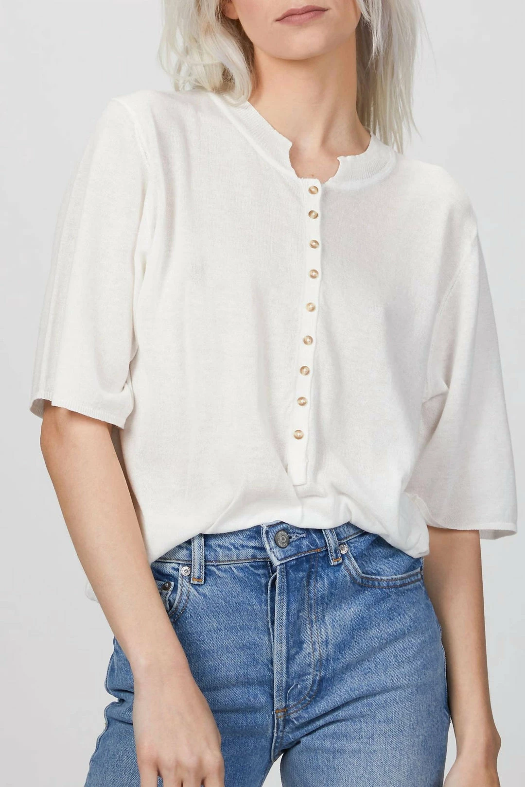 Humanoid Ursil Jumper Top in Bone - women 3 Humanoid Ursil Jumper Top in Bone - women