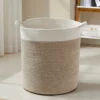 Ornavo Home Large Cotton Rope Laundry Hamper Woven Basket with Handles