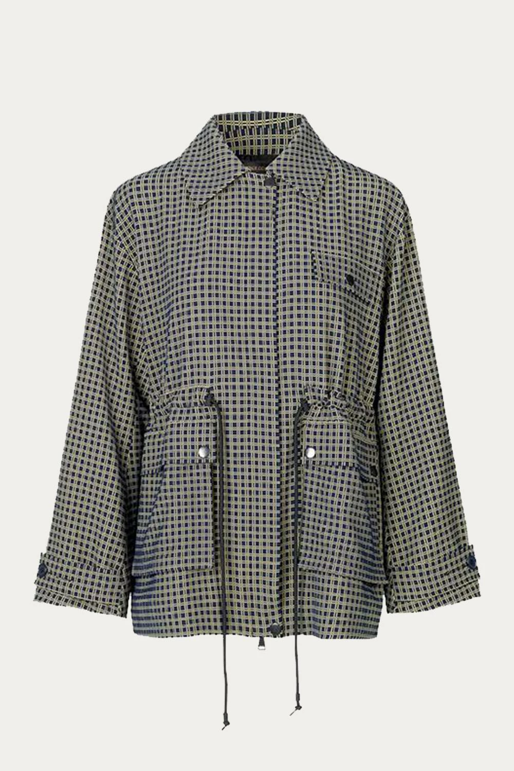 Stine Goya Niklas Jacket in Grid - women 4 Stine Goya Niklas Jacket in Grid - women - Image 2