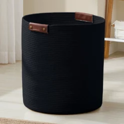 Ornavo Home Large Cotton Rope Laundry Hamper Woven Basket with Leather Handles -Premium Sales 55237ad99f3543f2a6e743c27fa0563a d9c7c581 59c7 4106 8c42 bc0e3f4a6f3f 1080x