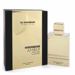 Al Haramain 548472 2 oz Unisex Eau De Perfume Spray for Women - Amber Oud Gold Edition