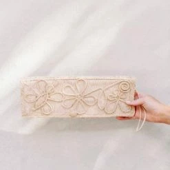 Victoria Dunn The Palmetto Clutch in Natural - women