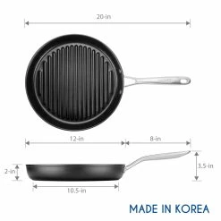 TECHEF Onyx Collection - 12 Inch Grill Pan -Premium Sales 642395b17f9c44889394f6ac43526861 ec33a0c9 9ab4 4daa a5af 3fd388278562 1080x