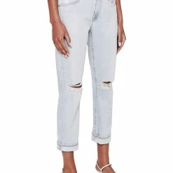 Adriano Goldschmied Ex-Boyfriend Womens Denim Distressed Slim Jeans