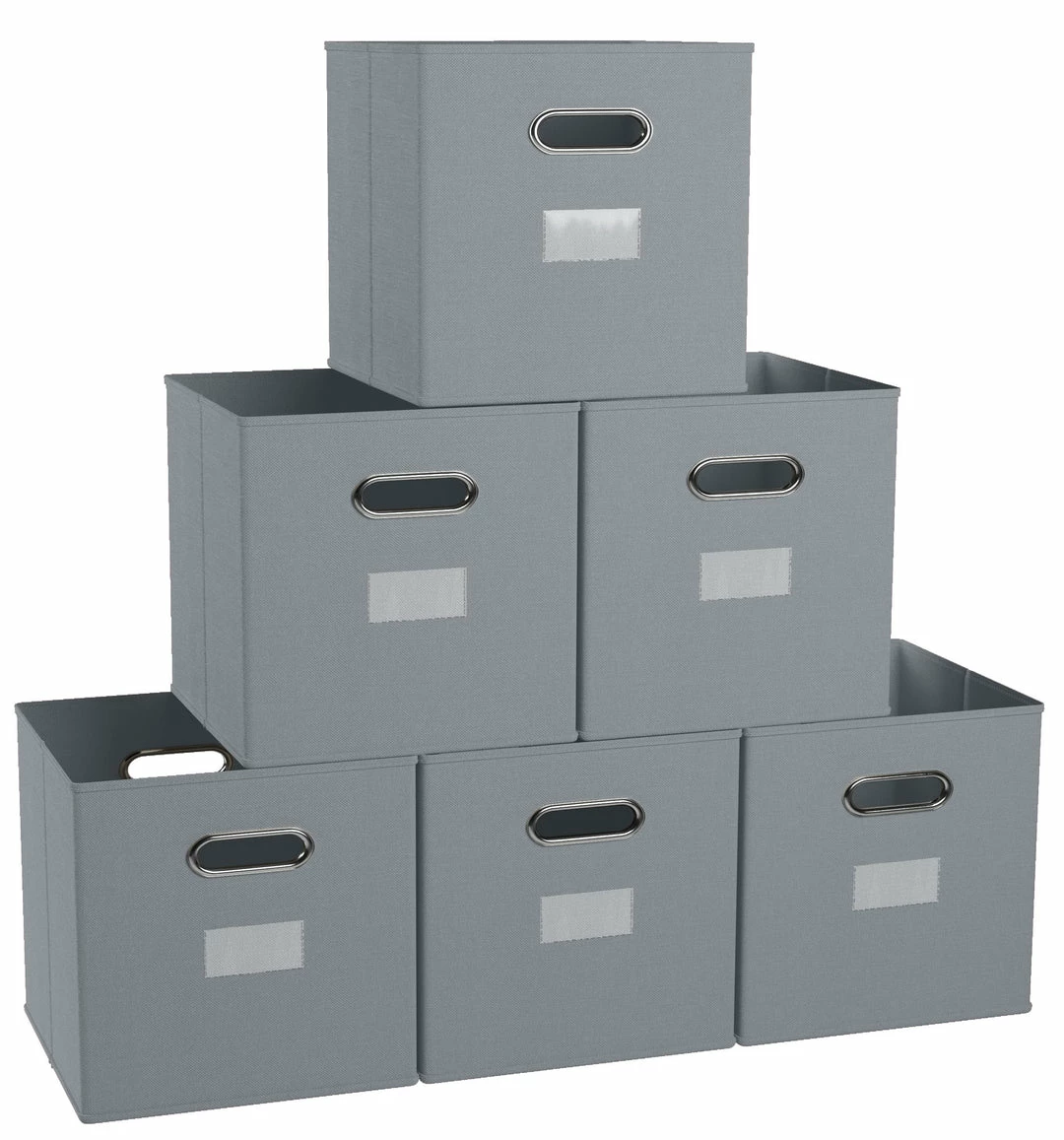 Ornavo Home Foldable Storage Cube Bin with Dual Handles & Window Pockets 4 Ornavo Home Foldable Storage Cube Bin with Dual Handles & Window Pockets - Image 2