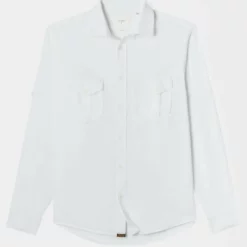 Billy Reid Westmoreland Scout Shirt in Natural - men