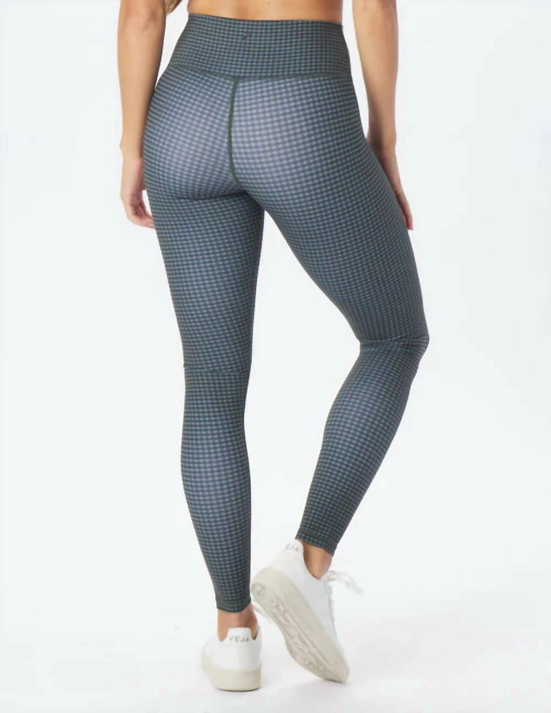 Glyder Sultry Legging in Black Chive Gingham Plaid - women 5 Glyder Sultry Legging in Black Chive Gingham Plaid - women - Image 3