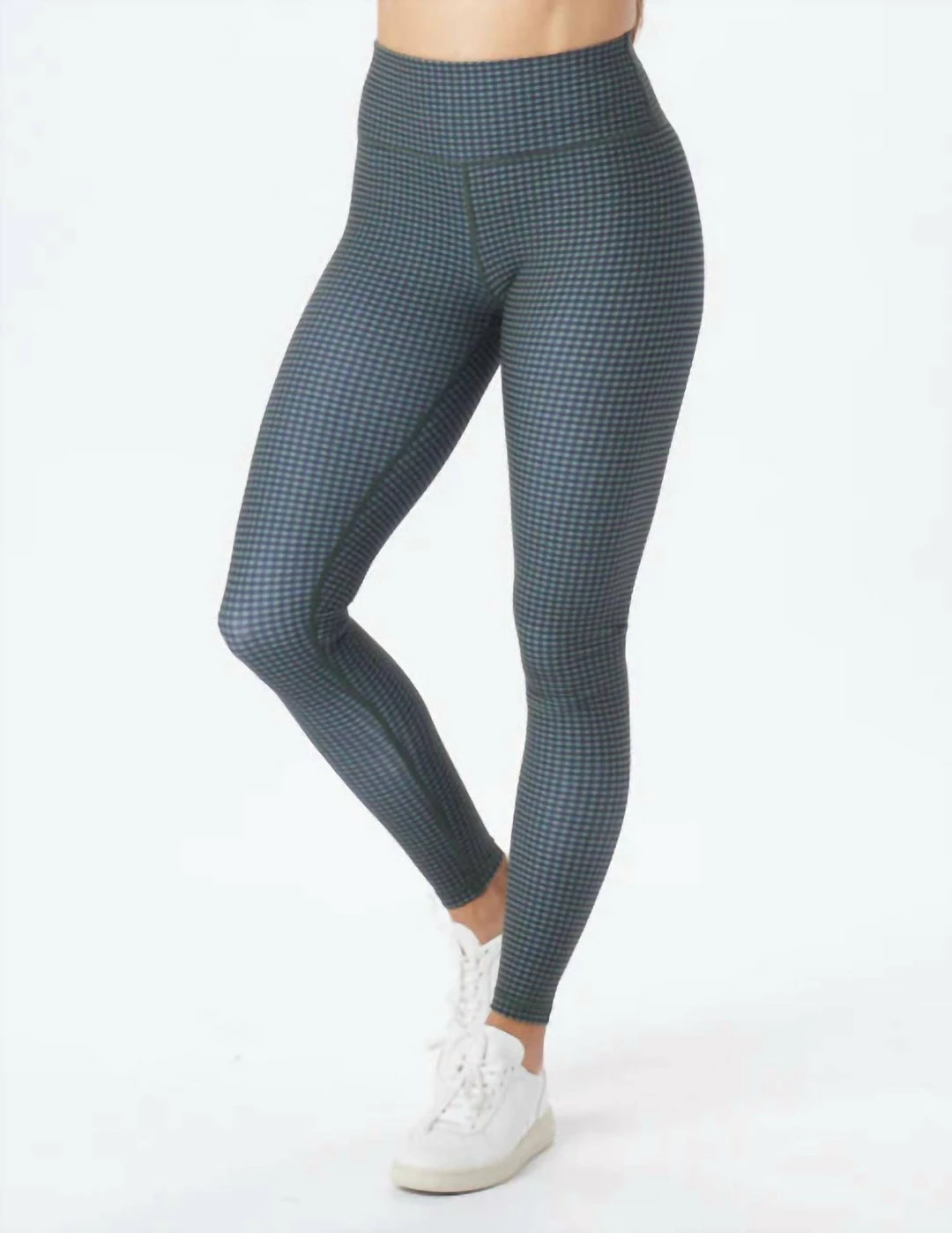 Glyder Sultry Legging in Black Chive Gingham Plaid - women 4 Glyder Sultry Legging in Black Chive Gingham Plaid - women - Image 2