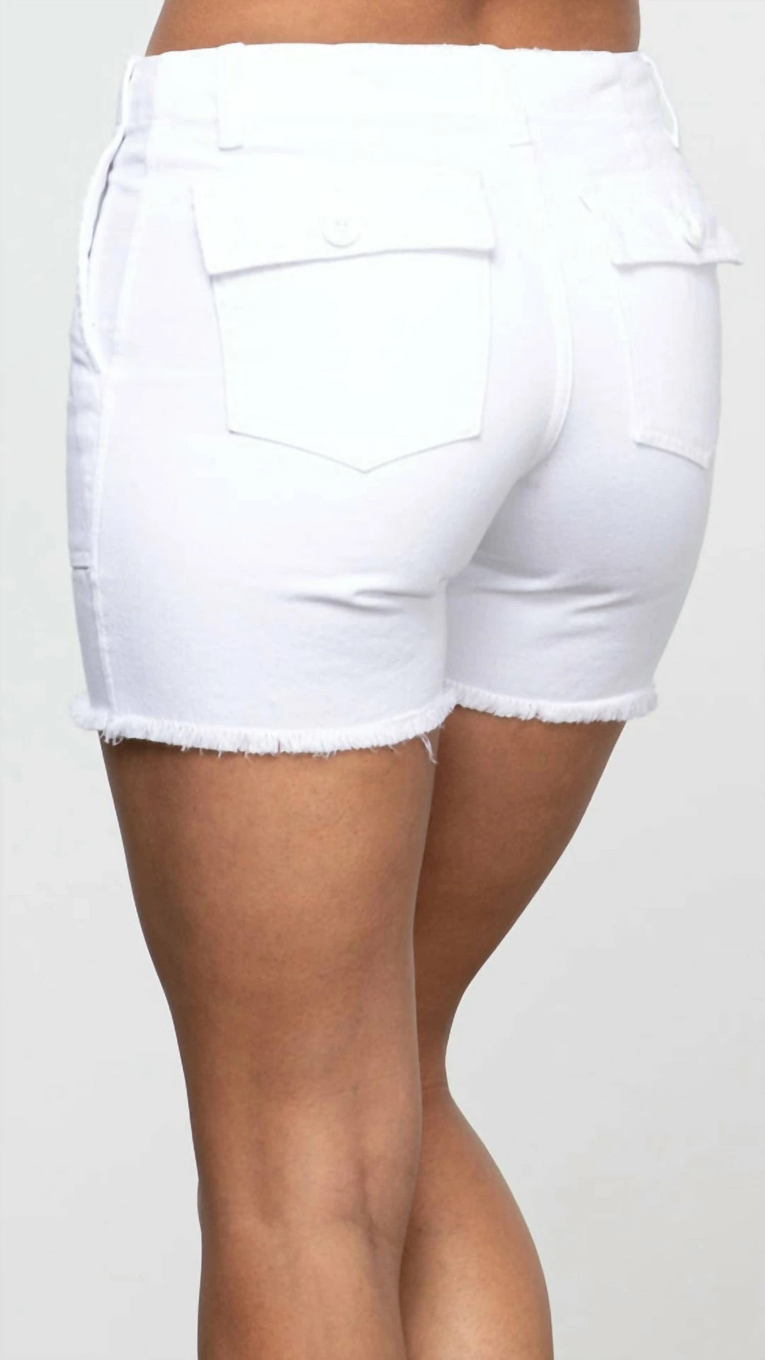 Le Superbe Beach Crawler Cut Off Short in Optic White - women 4 Le Superbe Beach Crawler Cut Off Short in Optic White - women - Image 2