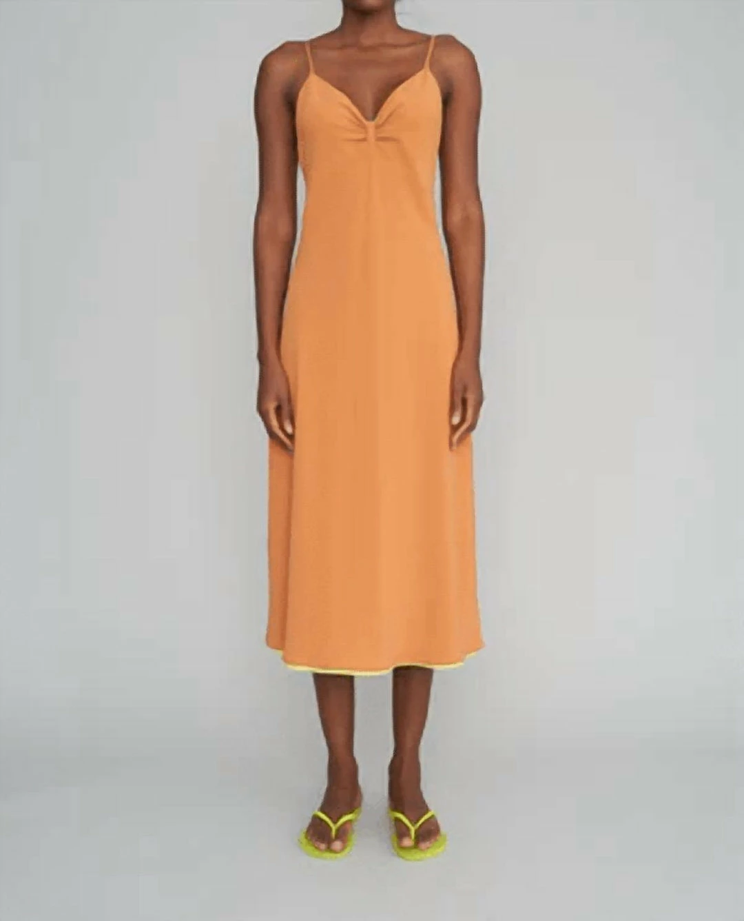 Le Superbe Double Bessette Slip Dress in Turmeric - women 5 Le Superbe Double Bessette Slip Dress in Turmeric - women - Image 3