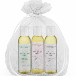 Terrajuve 3 Pack Aromatherapy Massage & Bath Oil Gift Set