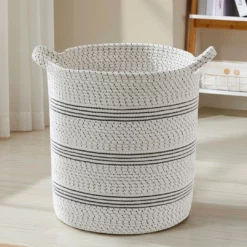 Ornavo Home Large Cotton Rope Laundry Hamper Woven Basket with Handles 12 Ornavo Home Large Cotton Rope Laundry Hamper Woven Basket with Handles -Premium Sales 7655d7f490b648bea42a2a851209cc3b cd34727d 7566 4912 b41d ea79ddd2d17d 1080x