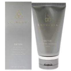 Activated Charcoal Detox Mask by CosMedix for Unisex - 2.6 oz Mask