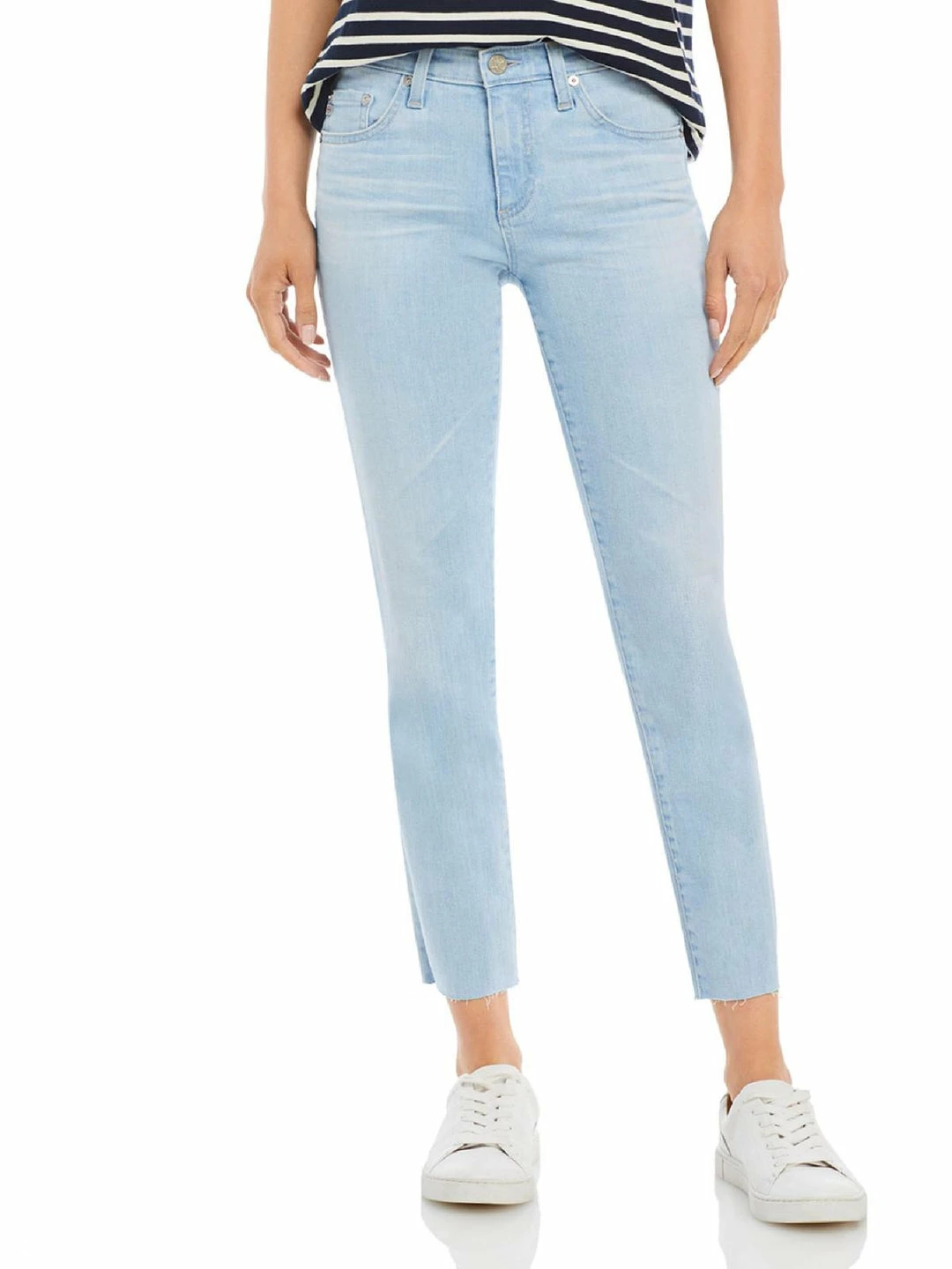Adriano Goldschmied Womens Mid-Rise Button-Zip Fly Cropped Jeans 3 Adriano Goldschmied Womens Mid-Rise Button-Zip Fly Cropped Jeans