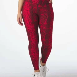 Glyder Sultry Legging in Print Cherry Snake - women