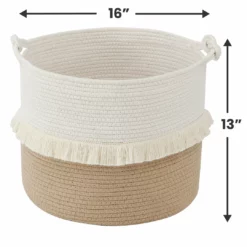 Ornavo Home Medium Round Woven Cotton Rope Boho Tassels Storage Basket -Premium Sales 88d7c375e652472e891cbd79bce29aef 6329c248 6902 4240 aaf1 9583f7bc97b1 1080x