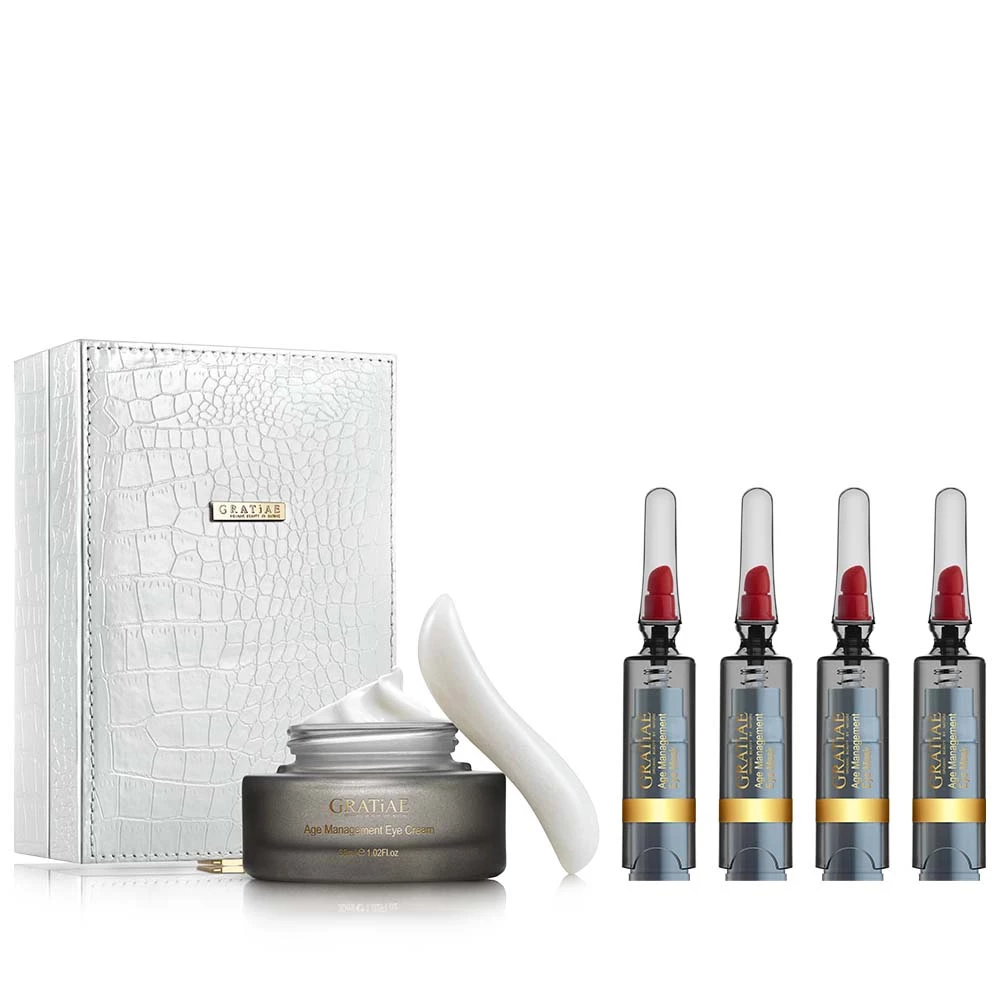 Gratiae WHITE JADE - Youth Elixir Age Management Eye Treatment Kit/ Set 3 Gratiae WHITE JADE - Youth Elixir Age Management Eye Treatment Kit/ Set