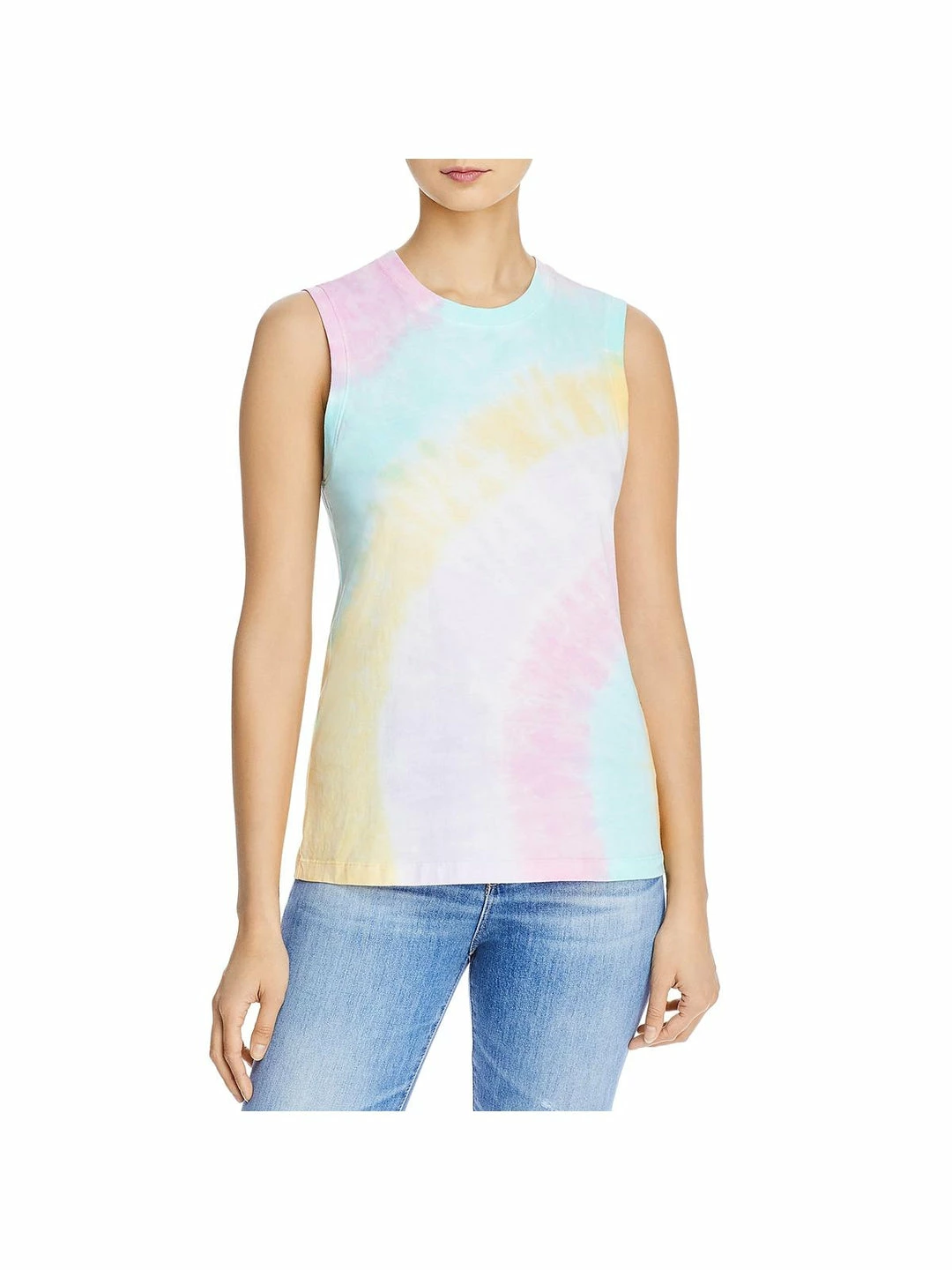 Pam & Gela Womens Cotton Tie-Dye Muscle Tank 3 Pam & Gela Womens Cotton Tie-Dye Muscle Tank