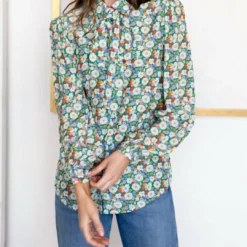 Emerson Fry Frankie Blouse in Meadow Flower Print - women