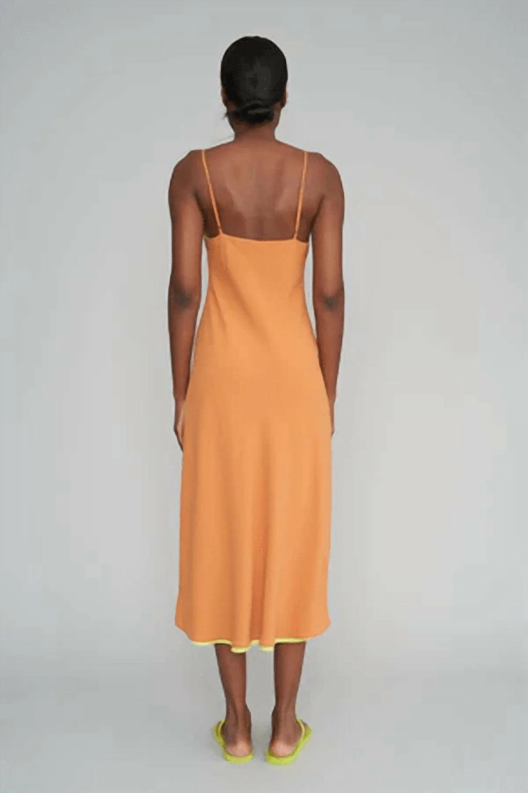 Le Superbe Double Bessette Slip Dress in Turmeric - women 6 Le Superbe Double Bessette Slip Dress in Turmeric - women - Image 4