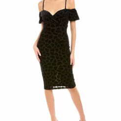 Pink Ruby Velvet Nights Sheath Dress - women