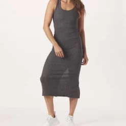 Glyder Comfort Dress in Charcoal Heather - women