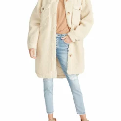 Vigoss Womens Winter Midi Faux Fur Coat