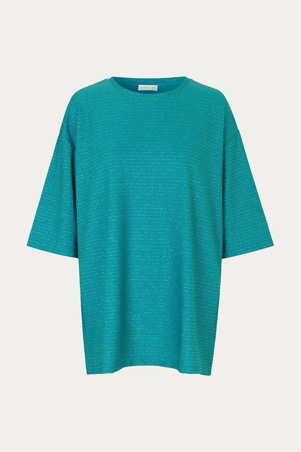 Stine Goya Boris T-Shirt in Turquoise - women 3 Stine Goya Boris T-Shirt in Turquoise - women - Image 2