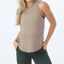 Glyder Mood Tank in Mocha - women