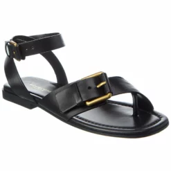 Michael Kors Collection Langley Leather Sandal - women