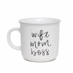 Sweet Water Decor Wife Mom Boss Rustic Campfire Coffee Mug