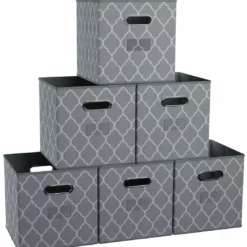Ornavo Home Lattice Foldable Storage Cube Bin with Dual Handles -Premium Sales a6851bbf8fe944efab35deeb428bb84f 1080x