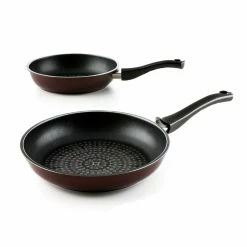 TECHEF Blooming Flower Collection, 8 and 12 Inch Frying Pan Set